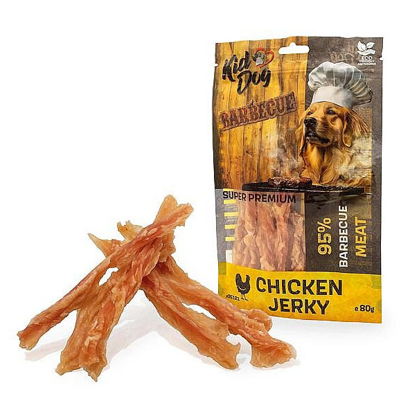 KD SUPER PREMIUM kuracie prsia Barbecue krútené prúžky 80g