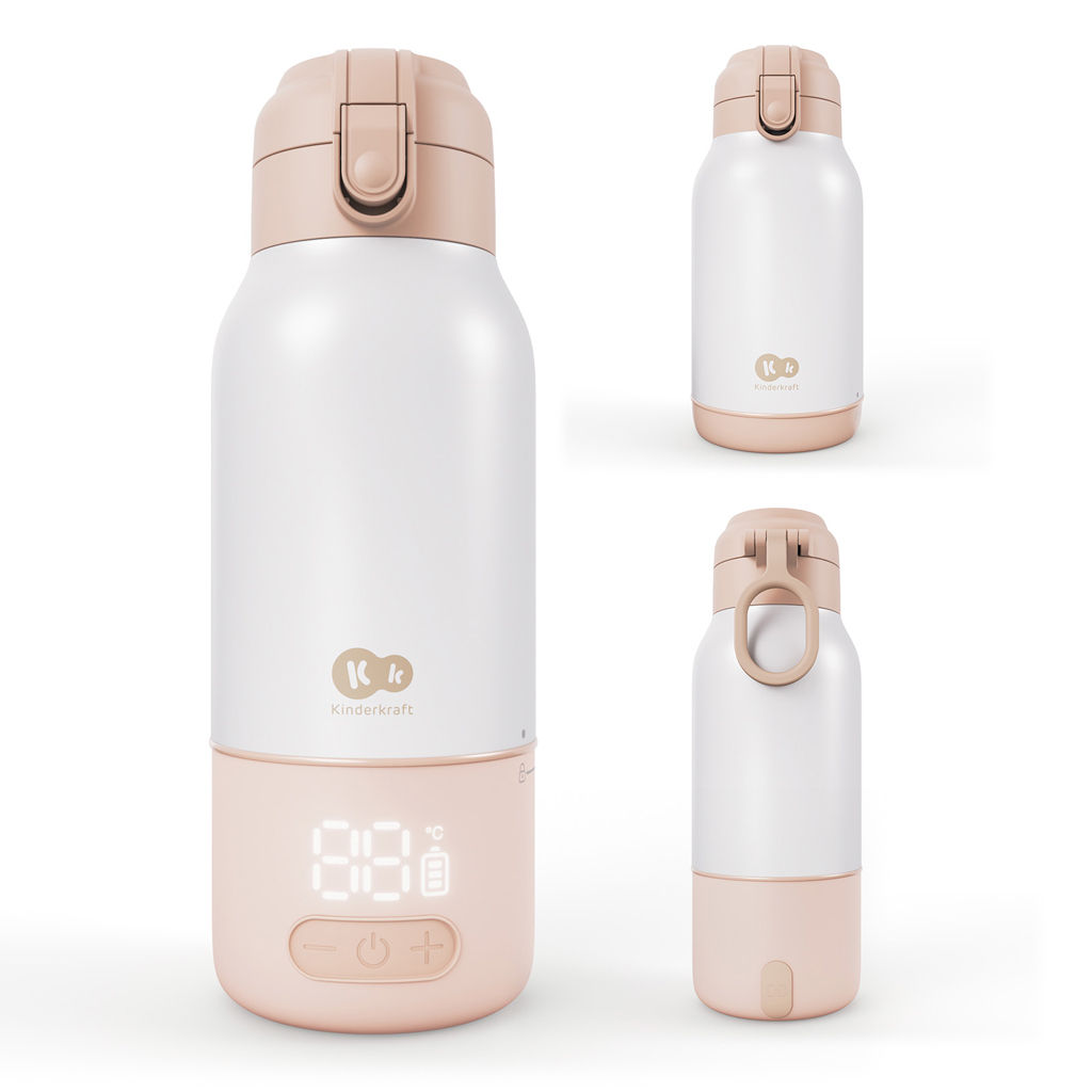 E-shop KINDERKRAFT Ohrievač mlieka a termoska Gaja 2v1 Beige