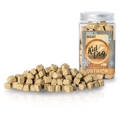 KIDDOG Super Premium 100% čisté pštrosie mäso sušené mrazom 100 g