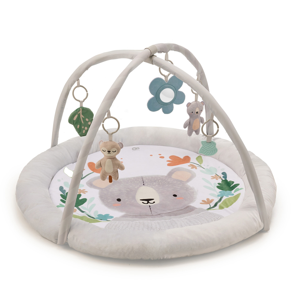 E-shop KINDERKRAFT Deka hracia s hrazdičkou Cozyplay Light Grey