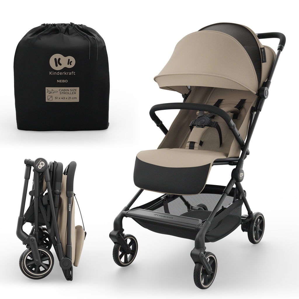 E-shop KINDERKRAFT Kočík športový Nebo Soft Beige