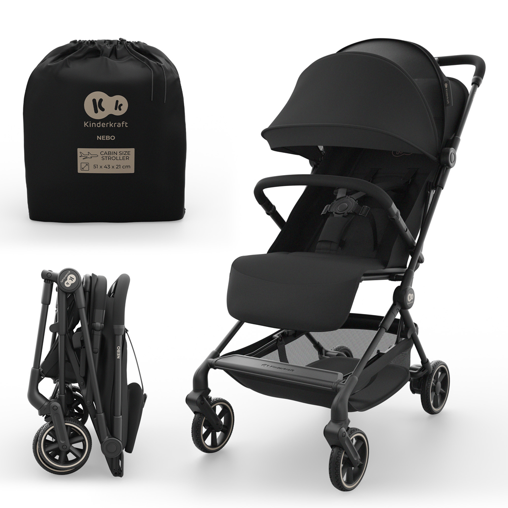 E-shop KINDERKRAFT Kočík športový Nebo Midnight Black