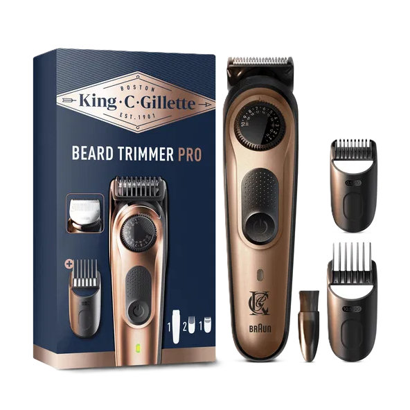 King C Gillette elektrický zastrihávač fúzov