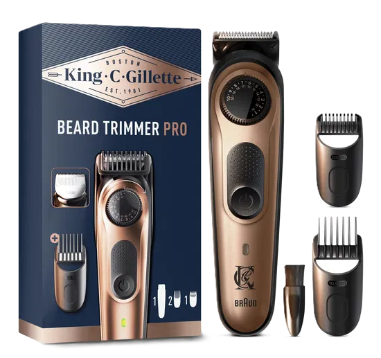 King C Gillette elektrický zastrihávač fúzov