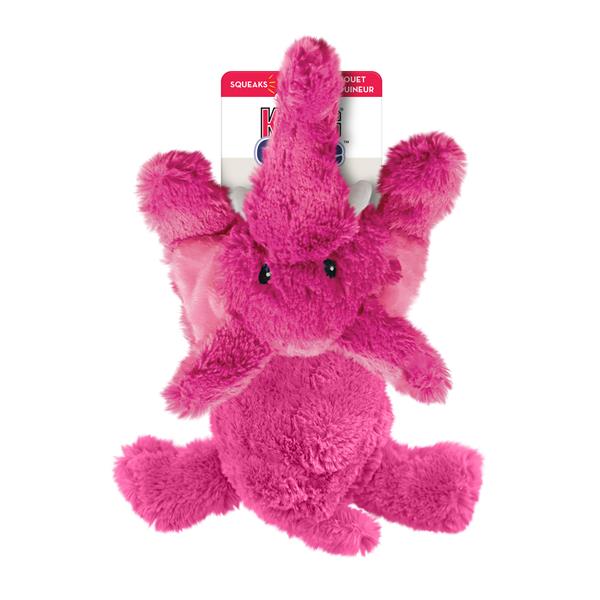 E-shop Kong Dog Cozie Brights mix zvieratko s pískatkom M polyester hračka pre psy