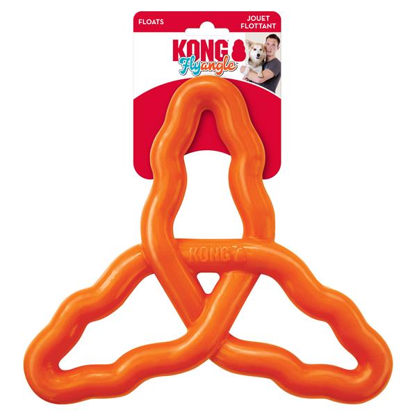 E-shop Kong Dog Flyangle aportovacia hračka L mix termoplastická guma hračka pre psy