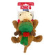 Kong Dog Holiday Cozie Reindeer s pískatkom, polyester, M hračka pre psy