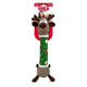 Kong Dog Holiday Shaker Luvs Reindeer s pískatkom, polyester, M hračka pre psy
