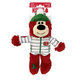 Kong Dog Holiday Wild Knots Bear s pískatkom, polyester, S/M hračka pre psy
