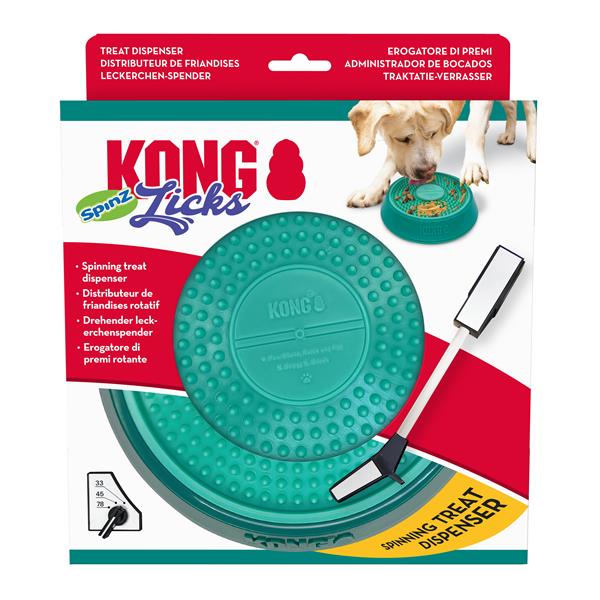 E-shop Kong Dog Licks Spinz L lízacia podložka PP-Polypropylene hračka pre psy