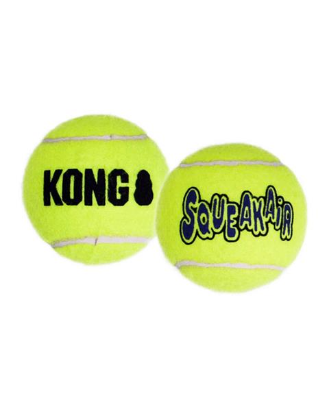 E-shop Kong Dog SqueakAir Lopta s pískatkom tenis, guma vulkanizovaná, L, hračka pre psy 2 ks