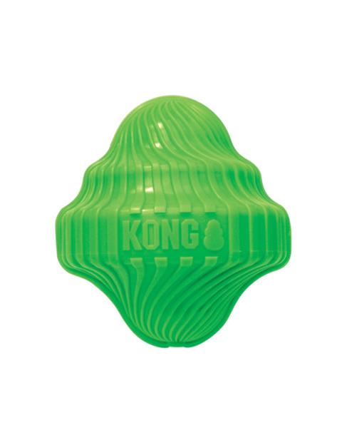 E-shop Kong Dog Squeezz Orbitz Spin Top lopta, styrén M/L hračka pre psy