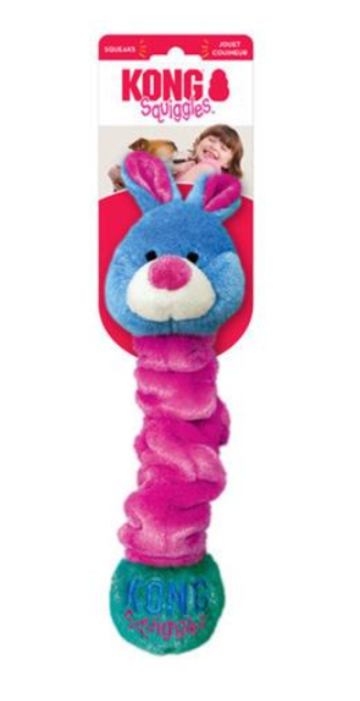 E-shop Kong Dog Squiggles Assorted postavička, polyester, hračka pre psy M