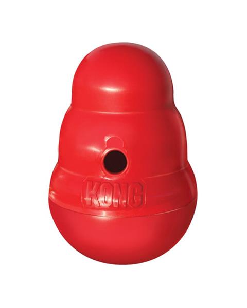 E-shop Kong Dog Wobbler, plniaca, červená, plast, hračka pre psy S
