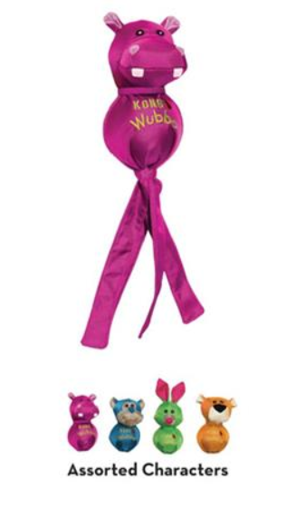 E-shop Kong Dog Wubba Ballistic, pískacia, nylon/vinyl, hračka pre psy S
