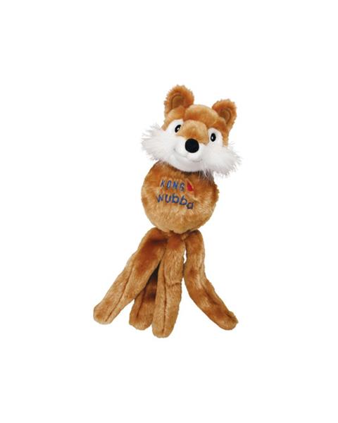 E-shop Kong Dog Wubba Friends (medveď - líška - zajac), pískacia, vinyl, L hračka pre psy