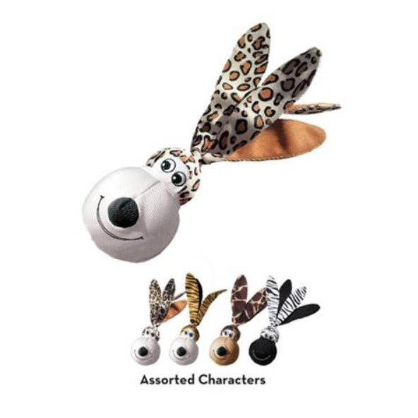 Kong Dog Wubba  Floppy Ears, pískacia, polyester, hračka pre psy L