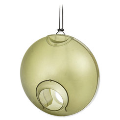 Krmítko pre vtáky Berry zelené 19x27x27 cm