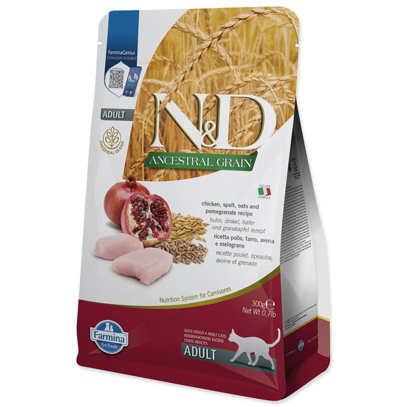 Krmivo N&D Cat Ancestral Grain Chicken & Pomegranate 0,3kg