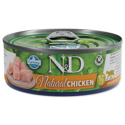 Konzerva N&D Cat Natural Chicken 70g