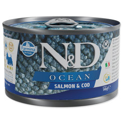 Konzerva N&D Dog Ocean Salmon & Codfish 140g