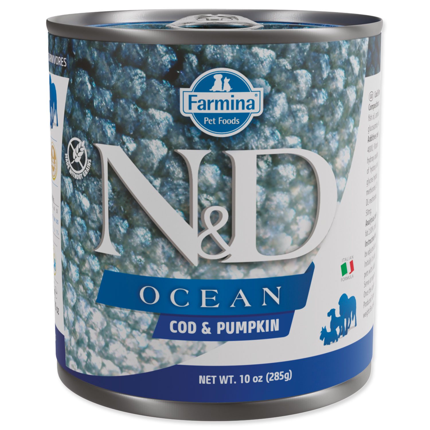 Konzerva N&D Dog Ocean Cod & Pumpkin 285g
