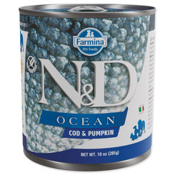 Konzerva N&D Dog Ocean Cod & Pumpkin 285g
