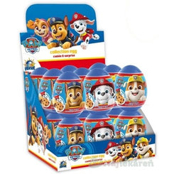 LABKOVÁ PATROLA Plastové vajíčko s prekvapením a sladkosťou vo vnútri 1ks