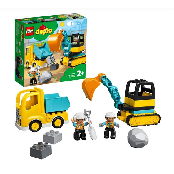 LEGO Duplo Nákladiak a pásový bager 10931