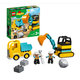 LEGO Duplo Nákladiak a pásový bager 10931