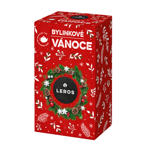 LEROS Bylinkové Vianoce 6 bylinný čaj s korením 20x2 g
