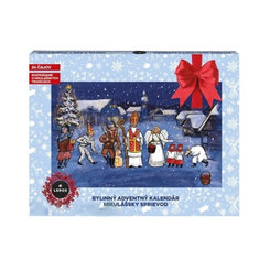 LEROS Bylinný adventný kalendár Mikulášsky sprievod 6 set čajov