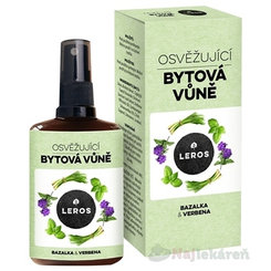 LEROS OSVIEŽUJÚCA BYTOVÁ VÔŇA BAZALKA & VERBENA bytový parfum, rozprašovač 100ml