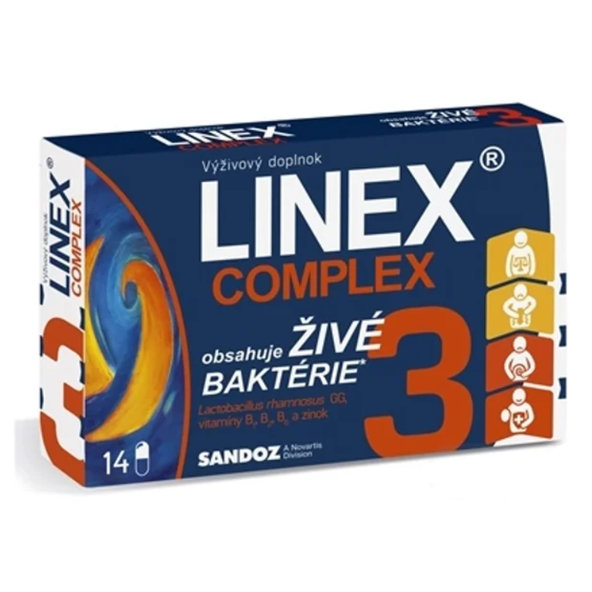 LINEX COMPLEX obsahuje živé baktérie 14cps