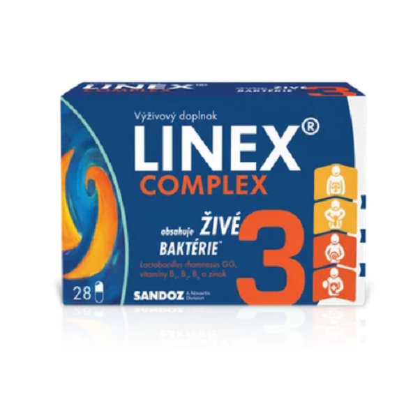 LINEX COMPLEX obsahuje živé baktérie 28cps