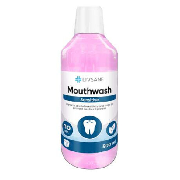 LIVSANE Ústna voda Sensitive na citlivé zuby 500ml