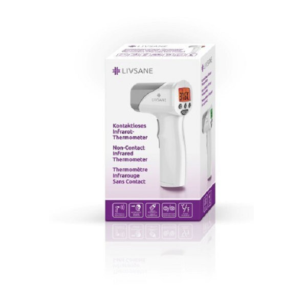 LIVSANE Bezdotykový infračervený teplomer digitálny 1ks