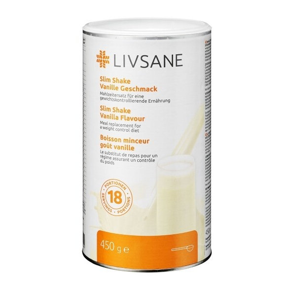 LIVSANE Diétny výživový koktejl Vanilka slim shake 450g