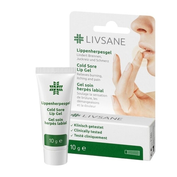 LIVSANE Gél na pery proti oparom 10g