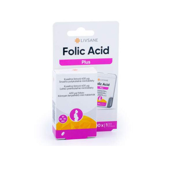 LIVSANE Kyselina listová Plus 100tbl