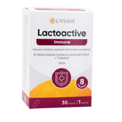 LIVSANE Laktoaktívne kapsuly Immune Zinok na podporu trávenia a imunity 30cps