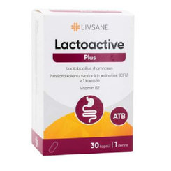 LIVSANE Laktoaktívne kapsuly Plus Vitamin B2 30cps