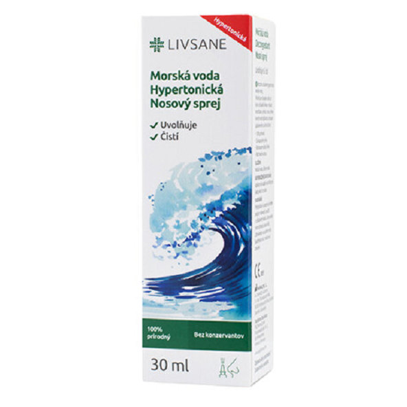LIVSANE Morská voda hypertonická nosový sprej 30ml