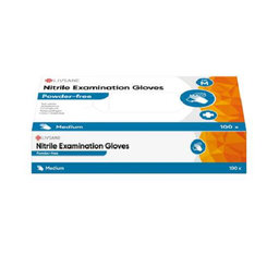 LIVSANE Nitrilové vyšetrovacie rukavice veľ. M nesterilné, nepudrované, fialovomodré 100ks