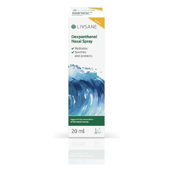 LIVSANE Nosový sprej Dexpanthenol morská voda izotonická 20ml