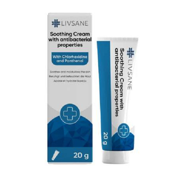 LIVSANE Upokojujúci krém s antibakteriálnymi vlastnosťami 20g