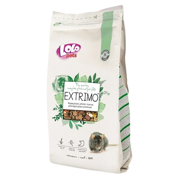 LOLOPETS EXTRIMO kompletné krmivo pre potkany 750g