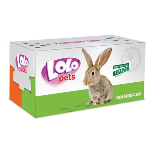 LOLOPETS papierová krabička na prenos zvierat - velká 27x13x13cm