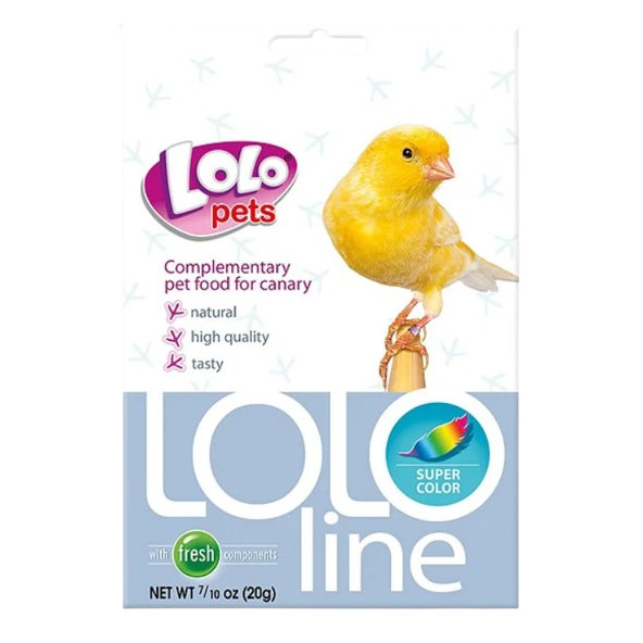 LOLOPETS super color vitamíny pre kanáriky 20g