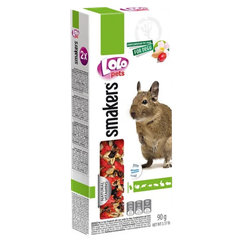 LOLOPETS tyčinka pre degu orechy + ovocie 2ks